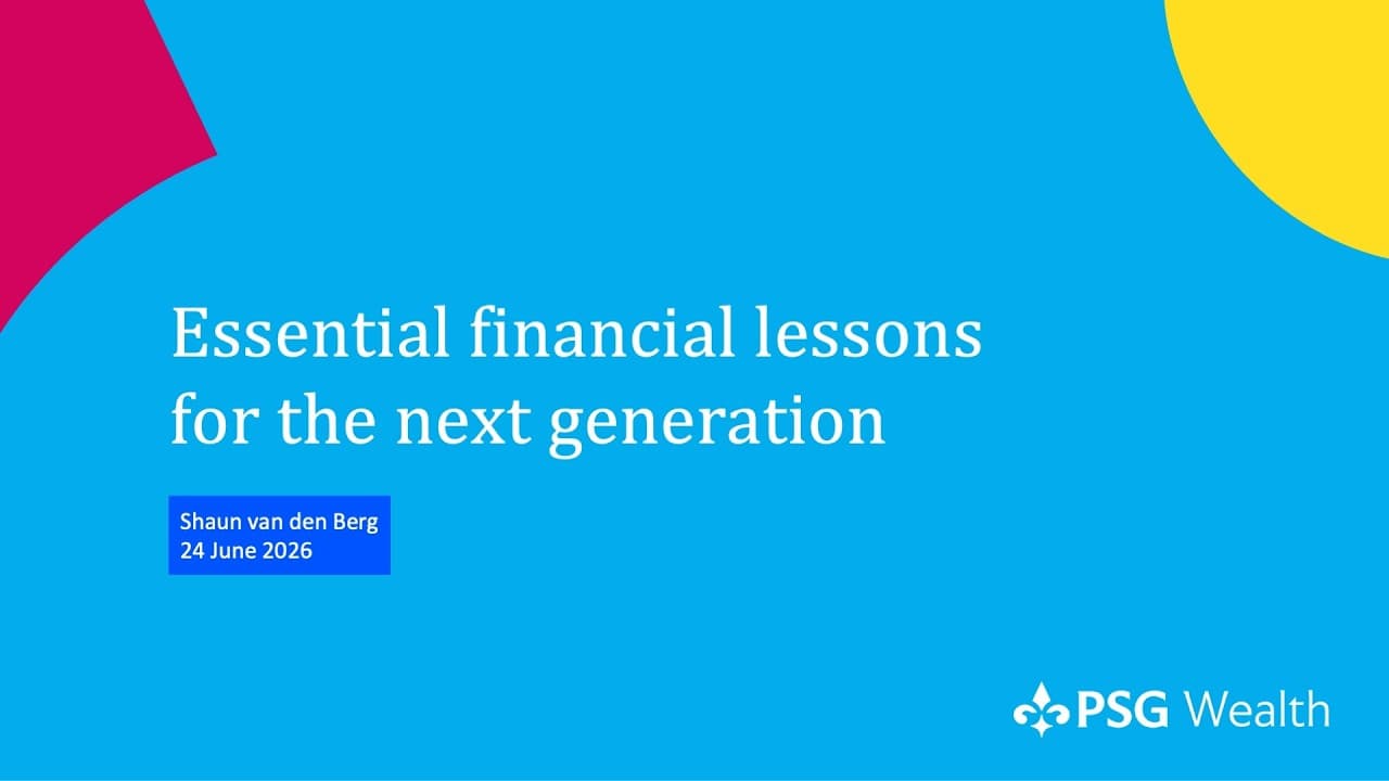Essential financial lessons for the next generation