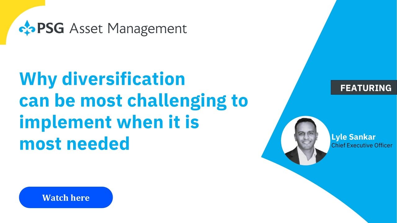 Why diversification can be most challenging to implement when it is most needed