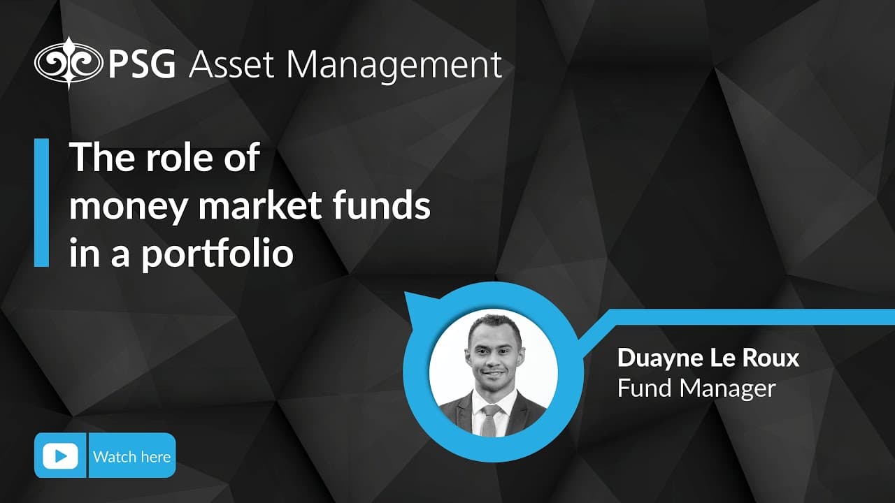 The role of money market funds in a portfolio