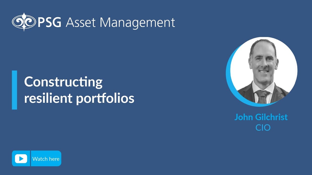 Constructing resilient portfolios