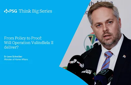 Webinar cover: Rails, Roads & Ports: The future of the South African Transport industry